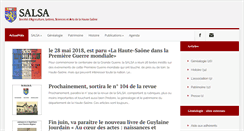 Desktop Screenshot of haute-saone-salsa.fr